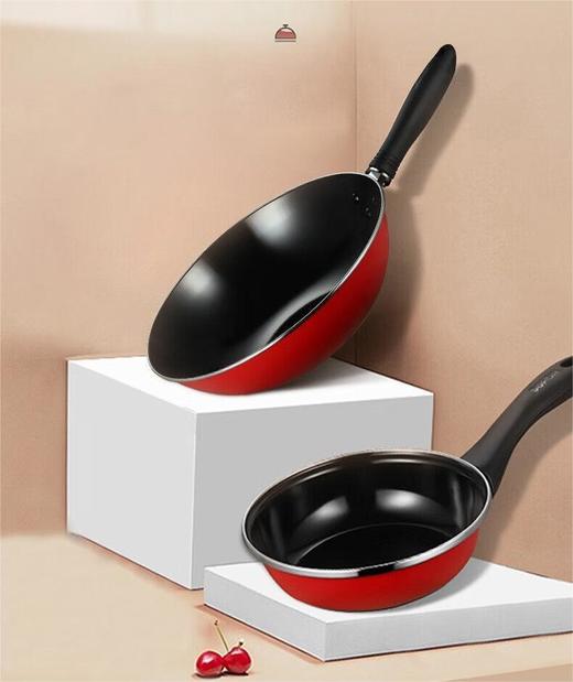 【加厚锅底❗️煎炒具备】苏泊尔套装锅T0934T爱家两件套无盖炒锅奶锅组合员工福利公司礼品。jd 商品图0