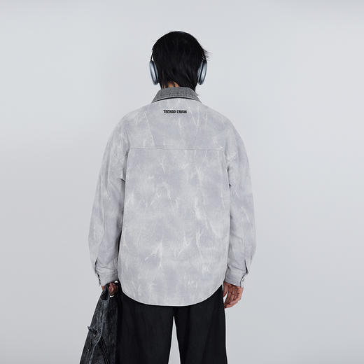 【新品上新】HX 春季翻领茄克衫微宽松S105611076101 商品图3