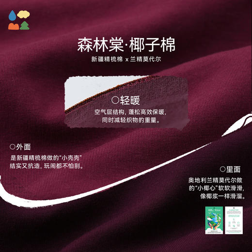 【女童翻领外套】森林棠26春椰子棉女孩学院风复古拼色短款外套21261451【HZ】 商品图3