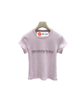 女款闪钻短袖T恤fe002