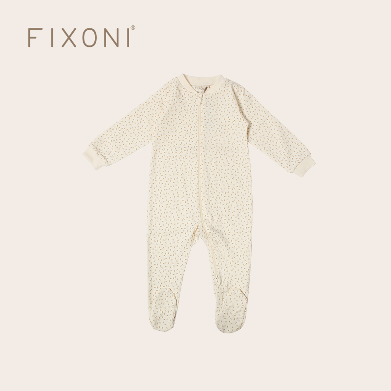 【云优选】FIXONI婴幼儿拉链款连脚连体衣-限时清仓