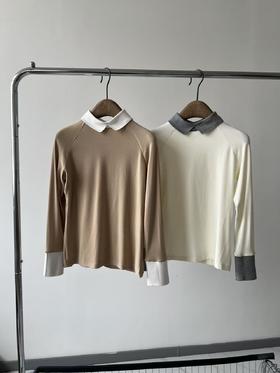 25冬款LAN家原单高尔夫打底衫，韩国🇰🇷客供面料，有弹力，超级舒服，质感满满，面料自带绒感，亲肤又保暖，领子设计感很好看，而且弹力大，无论是日常生活，还是打球运动，都很好穿！推荐推荐！