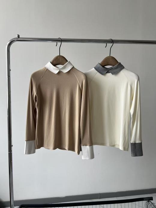 25冬款LAN家原单高尔夫打底衫，韩国🇰🇷客供面料，有弹力，超级舒服，质感满满，面料自带绒感，亲肤又保暖，领子设计感很好看，而且弹力大，无论是日常生活，还是打球运动，都很好穿！推荐推荐！ 商品图0