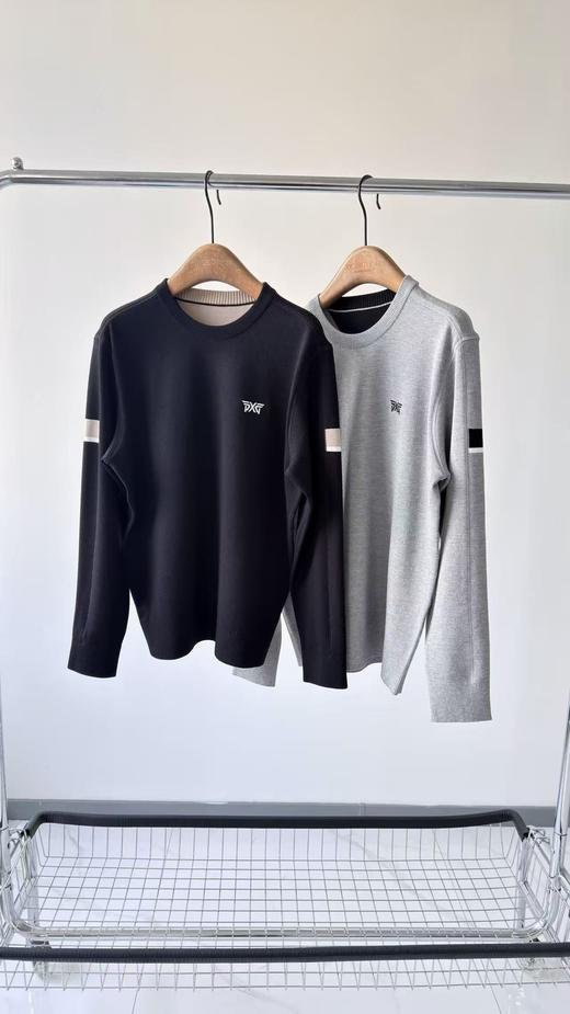 25冬款PXG原单男款毛衣，超级帅气的男款，韩国🇰🇷客供纱线🧶，有质感💕，有弹力超舒服，工艺复杂，撞色设计，超级帅气，立体刺绣🪡LOG O，质感满满！ 商品图0