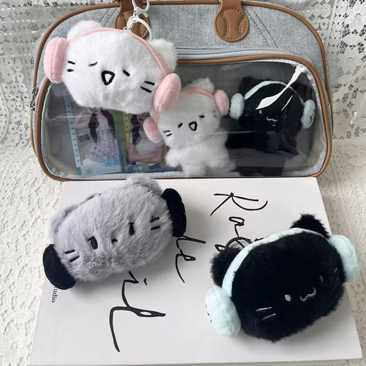 耳机小猫零钱包毛绒匙扣-纪念日百货门店同款169648961 商品图4