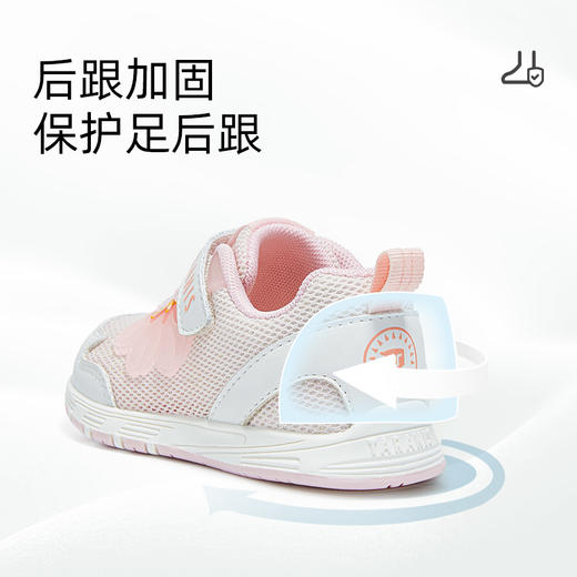 泰兰尼斯春款婴童段舒适网布透气女童学步鞋T01T5A5923 商品图4