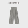 ROMI STUDIO“松弛自在”可机洗棉羊毛时尚褶间阔腿裤 RWBWXM1473 商品缩略图0