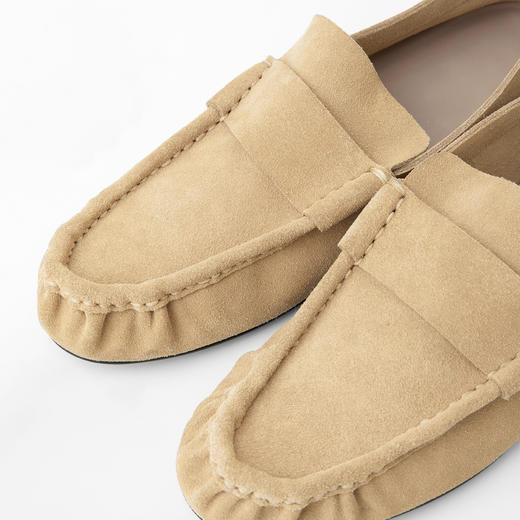 ROMI STUDIO“老钱腔调”牛反绒面时尚百搭低跟乐福鞋 RWDSP31690 商品图4