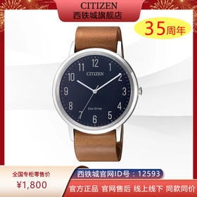 西铁城/CITIZEN光动能日历小牛表男表BJ6501-10L