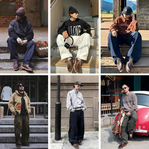 【马登男鞋】2025夏季新款复古帆船鞋低帮英伦风工装鞋潮流百搭休闲真皮鞋 商品图1