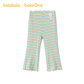 巴拉巴拉女童裤子夏季新款儿童睡裤防着凉柔软亲肤打底裤抗菌舒适