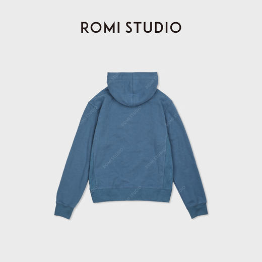 ROMI STUDIO“慵懒自在”100%棉立体宽松开襟连帽卫衣 RWDSS82237 商品图2