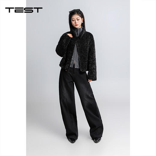 春上新宽松遮肉显瘦两面穿一体绒外套2261038 商品图1