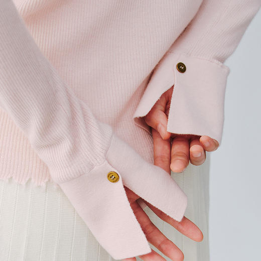 东黎 • 我不被驯化 华尔街 山羊绒女士V领长袖开衫 5018 商品图10