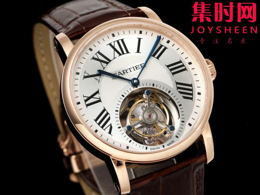 新款上市 诚意展现尊贵典雅--RMS卡地亚伦敦陀飞轮系列 Rotonde系列 浮动式真陀飞轮 男士腕表 表径40mm 商品图2