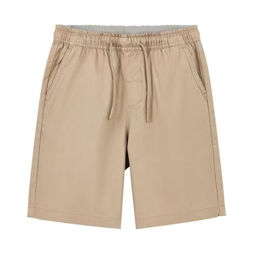 佐丹奴童装26年新款全棉净色卡其抽绳短裤03106225 商品图0