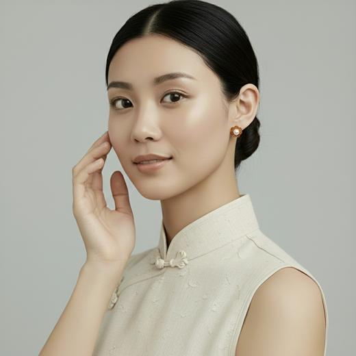 【宫里上新】宫蕊珠华耳钉 商品图2