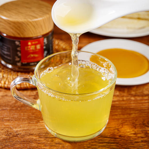 【新疆红花蜜】 源自新疆塔城的红花蜜源 兵团监制踏实靠谱 淡淡的红花香清雅芬芳  蜜色琥珀微甜不腻丝滑浓郁 商品图3