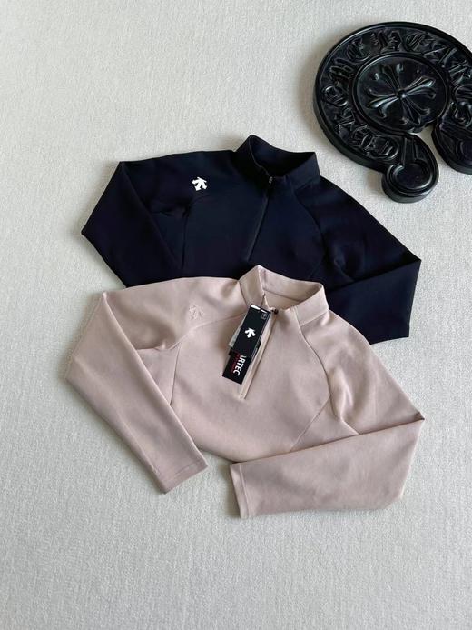 F020504男士SOLOTEX长袖半拉链贴身保暖针织衫 商品图3