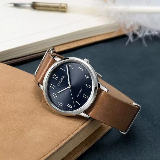 西铁城/CITIZEN光动能日历小牛表男表BJ6501-10L 商品图5