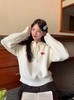 F020550休闲甜美红色爱心+眼睛刺绣图案连帽针织开衫 商品缩略图6