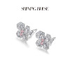 FLY·永恒之环系列 ShiningHouse[培育] 18k金钻石耳饰 粉钻圆钻形人工真钻人造钻石K金耳饰时尚钻石耳饰【此商品不支持7天无理由退货退款】预计3日发货 商品缩略图2