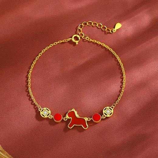 【福利❗️9.9到手🔥马上有钱手链】幸运常伴，迎春接福，纳福接运，带福回家！国潮本命年生肖新年马年中式马手饰品女友礼物 商品图2