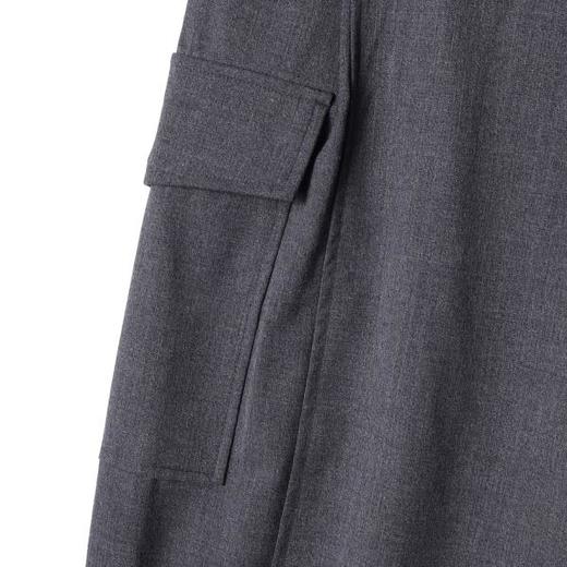 SDSA男装2026新款高贵轻奢韩版简约纯色直筒休闲裤百搭梭织长裤 商品图2