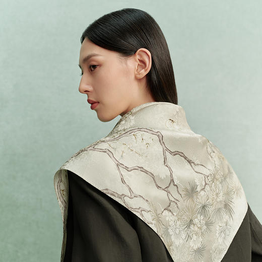 万事利双面印花中方巾-枝头喜 商品图2