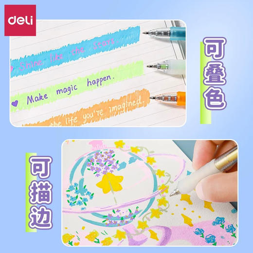 得力SA550丙烯彩色中性笔 商品图4