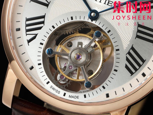 新款上市 诚意展现尊贵典雅--RMS卡地亚伦敦陀飞轮系列 Rotonde系列 浮动式真陀飞轮 男士腕表 表径40mm 商品图4