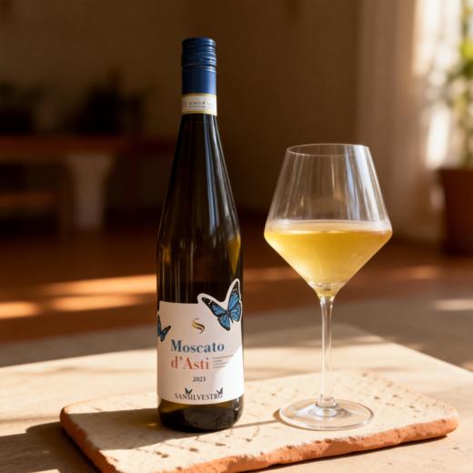 圣蝶庄园莫斯卡托低醇甜白葡萄酒 商品图0