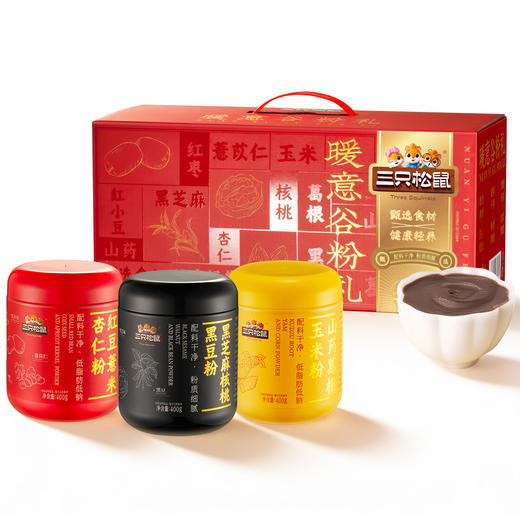 三只松鼠 中式滋补_暖意谷粉礼/++/1200g 商品图9