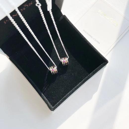 F020512迷你心形设计转运珠蜜语筒项链 商品图0