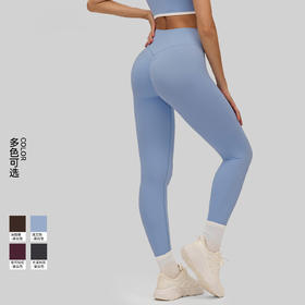 YOGACODE【火树银花系列】瑜伽裤女高腰收腹健身裤蜜桃提臀亲肤裸感DWP516147