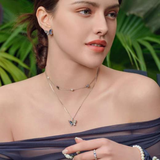 2楼Fellala/翡拉拉「蝴蝶」高级感满天星设计项链货号926434205吊牌价1399现价1259 商品图2