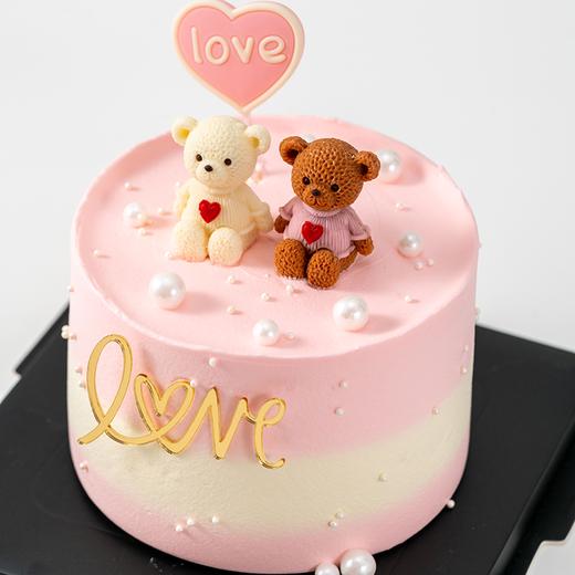 2.14情人节蛋糕 心动抱抱熊 商品图1