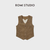 ROMI STUDIO“英伦复古”做旧灯芯绒条纹舒适叠穿马甲 RWCWWT6537 商品缩略图0
