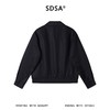 SDSA男装2026新款高贵轻奢潮流休闲纯色翻领夹克外套百搭老钱风 商品缩略图4