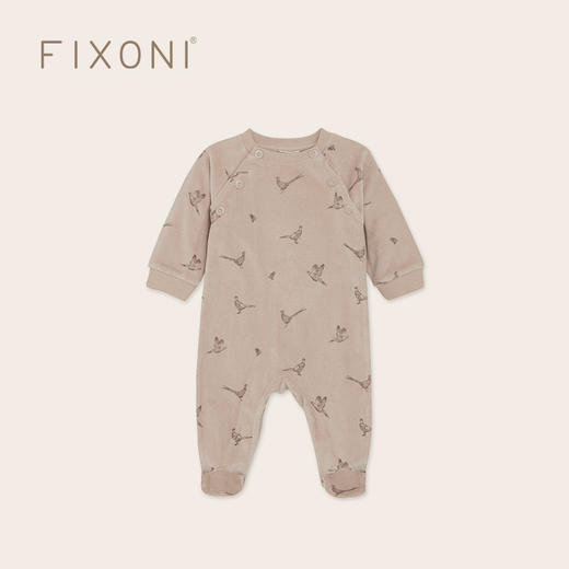 【云优选】FIXONI 长袖丝绒连体衣-限时清仓 商品图4