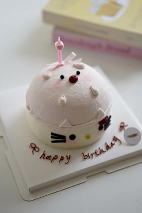 手绘奶油蛋糕 | 鲜果原味奶油 - 小猪kitty