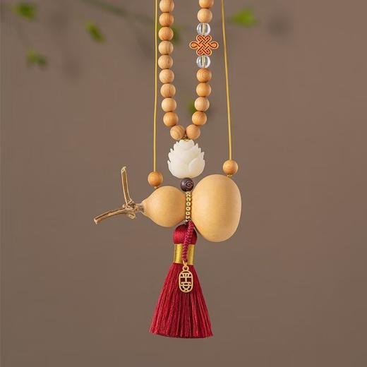 2026年【普陀山】葫芦汽车挂件创意纯手工车内饰品挂饰车载平安吊坠 商品图0