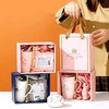 女神节【时尚轻奢 暖心礼盒】伴手礼实用小礼品 陶瓷杯套装 送客户杯子礼盒 活动纪念品礼物结婚 商品缩略图1