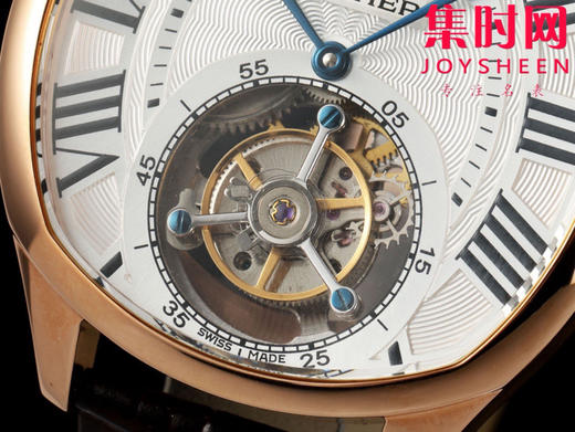 新款上市 诚意展现尊贵典雅--RMS卡地亚伦敦陀飞轮系列 Rotonde系列 浮动式真陀飞轮 男士腕表 表径40mm 商品图4