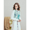 两三事梵高文艺青野伴游2026春季新款小清新印花绑带提花针织衫女 商品缩略图1