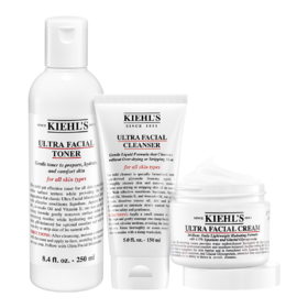 KLSTZ123UFC1106 科颜氏KIEHL’S 高保湿水乳套装面霜50ml+爽肤水250ml+洁面150ml