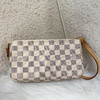 Lv 白棋盘格 大号 麻将 腋下包 商品缩略图1