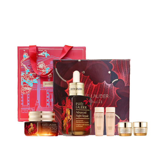 【马年限定】Estee Lauder/雅诗兰黛 小棕瓶精华50ml+马年限定抗蓝光眼霜15ml+智妍胶原水50ml*2+智妍面霜15ml*2（清爽） -w 商品图6