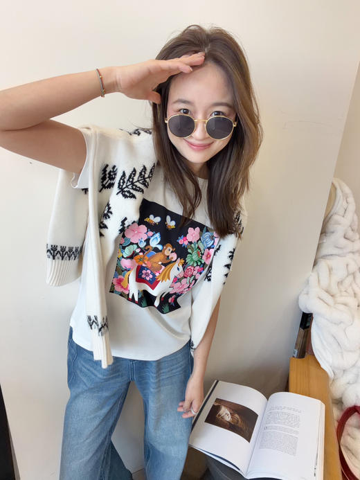 2602114    “新春”印花短袖T恤 商品图2