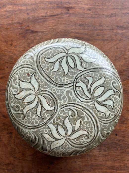 象嵌青瓷缠枝莲花纹筒形盖罐，顺丰包邮 商品图11